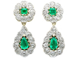 Victorian Emerald Earrings