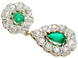 Victorian Emerald Earrings