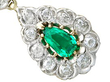 Victorian Emerald Earrings