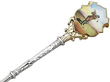 6 Antique Enamel and Silver Spoons 