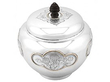 American Silver Biscuit Box Antique 