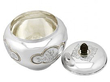 American Silver Biscuit Box Open