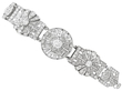 Platinum Diamond Bracelet Art Deco 