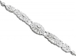 1940s Platinum Diamond Bracelet Art Deco 