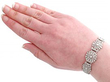 Platinum Diamond Bracelet Art Deco wearing 