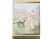 Yellow Gold and Enamel Vesta Case