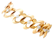 1950s diamond and yellow gold bracelet for sale