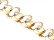 Vintage French 1950s diamond and yellow gold bracelet