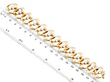 Vintage French diamond and yellow gold bracelet size