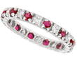 Ruby and Diamond Eternity Ring
