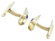 Gold Sapphire Cufflinks