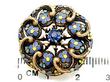 Sapphire and Enamel Pendant 