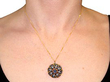 Sapphire and Enamel Pendant 