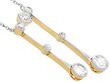 1900s diamond necklace side view