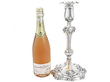 Cast Silver Candlesticks 