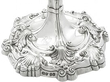 Cast Silver Candlesticks 