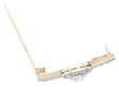 Antique Diamond Bar Brooch Fastening