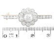 Size of Antique Diamond Bar Brooch