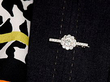 Antique Diamond Bar Brooch Wearing