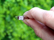 princess cut engagement ring white gold