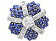 vintage sapphire and diamond cocktail ring for sale