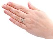 Trilogy Twist Ring Wearing