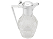 Antique Glass and Silver Jug