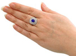 Natural Sapphire Ring wearing