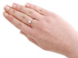 Wearing 4 Claw Engagement Ring