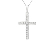 Vintage Diamond Cross Pendant