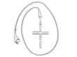Vintage Diamond Cross Pendant