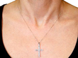 Vintage Diamond Cross Pendant