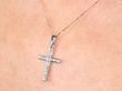 Vintage Diamond Cross Pendant