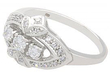 white gold and diamond dress ring