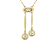 Diamond and Seed Pearl Necklace 
