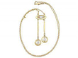 Diamond and Seed Pearl Necklace 