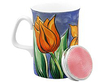 Sterling Silver Enamel Compact