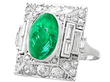 Colombian Emerald Cocktail Ring