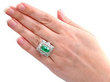Colombian Emerald Cocktail Ring