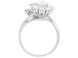 White Gold twist ring