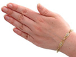 Vintage Ruby and Diamond Bracelet in Yellow Gold wearing