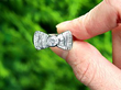 Vintage Diamond Bow Ring Outside