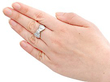 Vintage Diamond Bow Ring Wearing