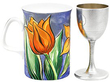 Silver Wine Goblets Engraved