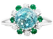 Unusual Zircon Ring