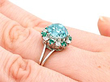 Wearing Unusual Zircon Ring