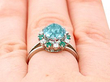 Unusual Zircon Ring Wearing