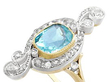 aquamarine dress ring