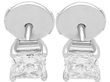princess cut diamond earrings in platinum for sale
