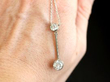 Antique Diamond Drop Necklace